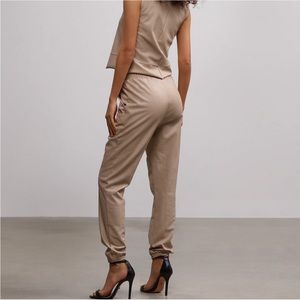 Commando faux leather joggers, Medium